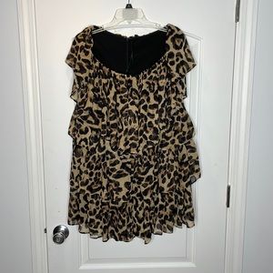 By Egreis Dress leopard size large NWT